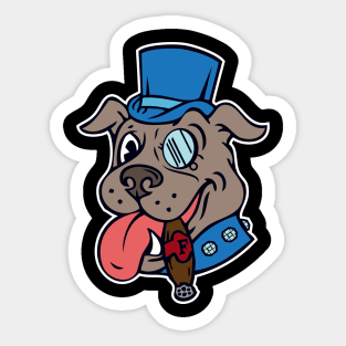 Uptown Pup Sticker